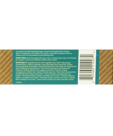 Himalaya Neem & Pomegranate Toothpaste 21g - Herbal Dental Care for Bright Smiles | International Shipping Available - Buy Online on GoSupps.com