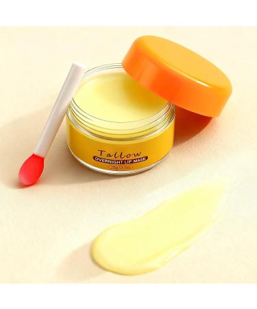 Beef Tallow Lip Mask Hydrating & Glossy Lip Balm and Lip Sleeping Mask with Shea Butter Lip Balm Treatment for Very Dry Chapped Lips Lip Lightening & Plumping with Instant Hydration Self Care - Buy Online on GoSupps.com