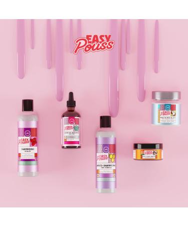 Easy Pouss | Vitamin Shampoo 250ml + Hair Growth Elixir 100ml | Anti-Hair Loss & Regrowth | Strengthened and Revitalized Hair | Thick Kinky and Curly Hair | Made in France - Buy Online on GoSupps.com