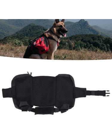 Cyrank Dog Backpack Harness Dog Weighted Vest Dog Hiking Backpack for Medium and Large Dogs(L-Black) L Black - Buy Online on GoSupps.com