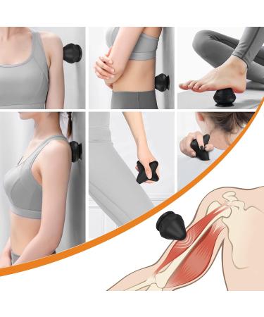 Buy AOT Triggerpunkt Presser Massage Device - Pain-Free Self-Massage Ball & Stick for Muscle Tension Relief (Black) - Buy Online on GoSupps.com