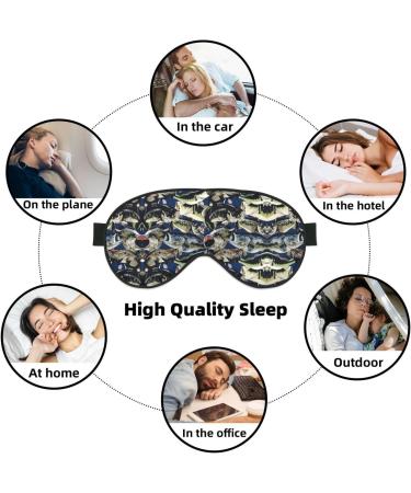 Fish Pattern Ultra-Soft Light-Blocking Eye Mask | Comfort & Restful Sleep | International Shipping - Buy Online on GoSupps.com