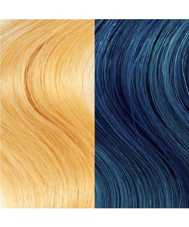 oVertone Haircare Color Depositing Conditioner - 8 oz Semi Permanent Hair Color with Shea Butter & Coconut Oil - Temporary Hair Color Dye - Vegan  Cruelty-Free - Smoky Blue - Buy Online on GoSupps.com