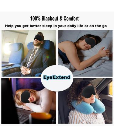 3D Eye Mask for Women Men - Comfortable & Soft Sleep Mask for Sleeping, Yoga, Travel - Black2022 - Buy Online on GoSupps.com