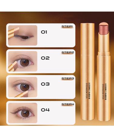  Whnbuij Eyeshadow Stick - Lightweight 3-Layer Eyeliner Pencil Waterproof Cream Eyeliner | Glitter Eye Sticks for Home Users - Buy Online on GoSupps.com