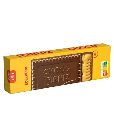 Leibniz Choco Edelherb 12 Pack - Crispy Dark Chocolate Butter Biscuits (12 x 125g) - Buy Internationally - Buy Online on GoSupps.com