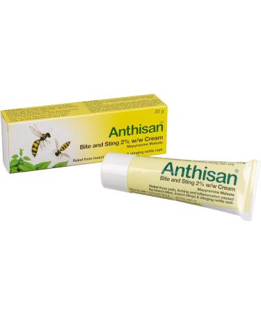 Anthisan Bite & Sting Cream 20g - Relief from Insect Bites, Stings, and Nettle Rash - Buy Online on GoSupps.com
