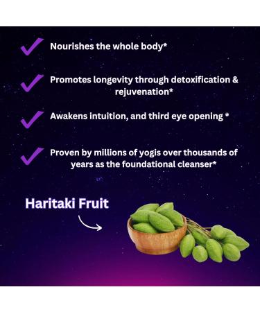 Matrixx Organic Haritaki Capsules 1000mg - Detox & Rejuvenate | Vegan Gluten-Free | 90 Capsules - Buy Online on GoSupps.com