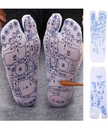 Ixkbiced Reflexology Socks - Acupuncture & Pressure Point Therapy for Foot Pain Relief - Buy Online on GoSupps.com