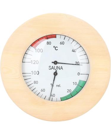 2-in-1 Sauna Hygrothermograph - Wall-Mounted Real-Time Temperature & Humidity Monitor for Optimal Sauna Conditions - Buy Online on GoSupps.com