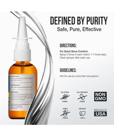 Sovereign Silver Bio Active Colloidal Silver Hydrosol for Immune Support 10ppm Nasal Spray - 2 Oz - Buy Online on GoSupps.com