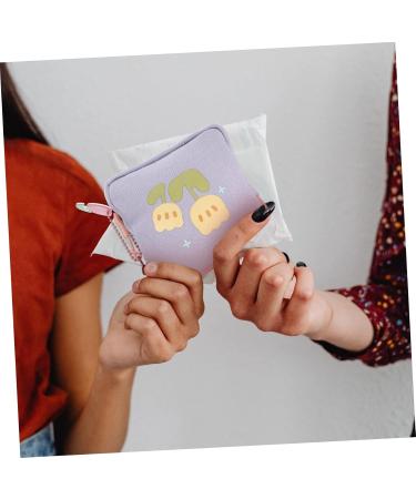 Anneome Women's Binding Storage Bag - Stylish Tampon Holder & Menstrual Tapes Organizer - Flower Pattern Portable Makeup Pocket - Buy Online on GoSupps.com