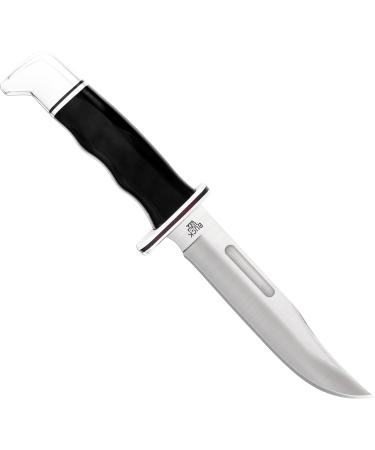 Buck Knives 119 Special Fixed Blade Hunting Knife, 6" 420HC Blade, Black Phenolic Handle with Leather Sheath