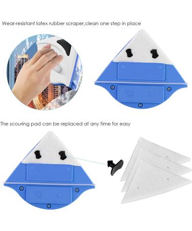 Ruiqas 3-8mm/ 5-12mm Thick Window Glass Cleaner Wiper Double- sided Surface Brushes Cleaning Magnetic Glass Cleaning Brush for 3-8MM For 3-8mm 1 - Buy Online on GoSupps.com