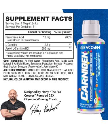 Carnigen Liquid Rainbow Candy 473 ml - Best Fat Burner & Energy Booster for Weight Loss | International Shipping Available - Buy Online on GoSupps.com