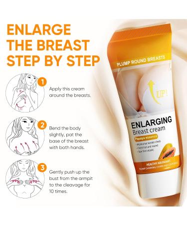 Natural Breast Enhancement Cream | Firm Plump & Lift for All Skin Types - 2.11 fl.oz - Buy Online on GoSupps.com