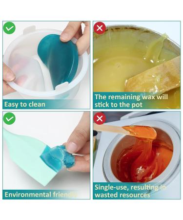Silicone Wax Pot & Spatula Set - Replacement Liner for 500ml Wax Warmer - Hair Removal & Melting Bowl for Home Use - Buy Online on GoSupps.com