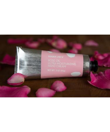Trader Joe's Rose Essential Oil Hand Cream - Ultra Moisturizing Lotion 3oz (2 Pack) - Buy Online on GoSupps.com