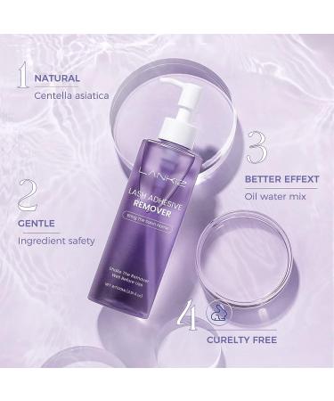 LANKIZ Eyelash Extension Remover with Natural Centella Asiatica - Gentle Removal for Lash Clusters, Wisps, and Adhesive - Buy Online on GoSupps.com