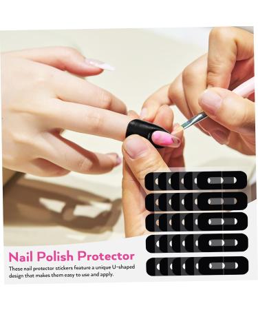Beavorty 500 Sheets Nail Art Anti-spill Stickers Nail Gel Polish Nail Protector for Gel Polish Nail Tape Cuticle Protector for Nail Painting Nail Protectors Nail Polish Patch 3.00X2.50X0.10CMx5pcs As Shownx5pcs - Buy Online on GoSupps.com