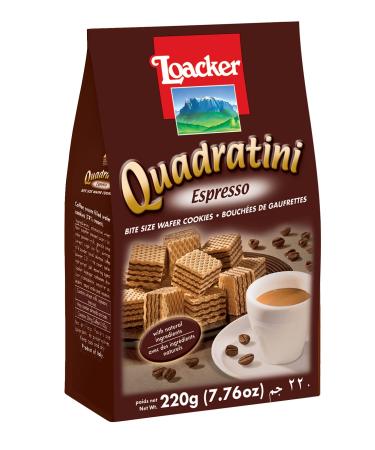 Loacker Wafer Quadratini espresso, 7.76 Ounce