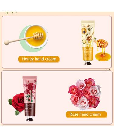 Bonniestore 10 Pack Plant Fragrance Hand Cream - Moisturizing Travel Gift Set for Women - 30ml Almond with Aloe & Vitamin E - Buy Online on GoSupps.com