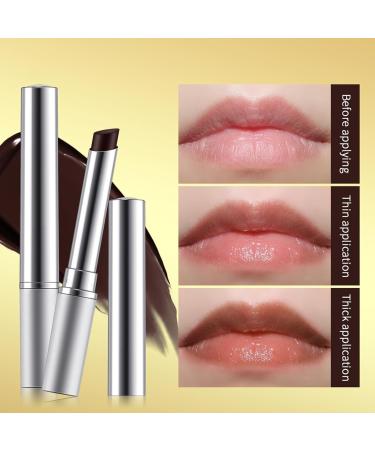  Qixfyze Honey Black Long-Lasting Lipstick Tinted Lip Balm Moisturizing Lip Gloss Black and Pink Radiance Lip Tint for Women - Buy Online on GoSupps.com