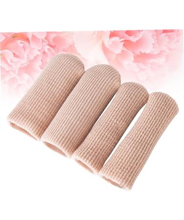 Silicone Gel Toe Sleeve 4pcs Set - Thumb & Finger Protector Caps for Feet, Toe Cover, Splitter & Protective Case - Toe Sleeve for Shut Up Feet - Picture 1 - Buy Online on GoSupps.com