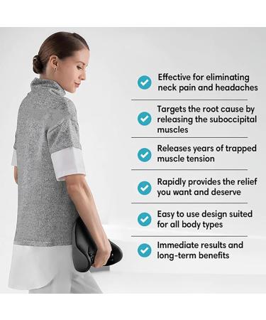 Newlife Neck Device & Neckease - Chiropractic Pillow for Suboccipital Release & Cervical Traction | Muscle Relaxation Tool for Neck Pain Relief - Buy Online on GoSupps.com