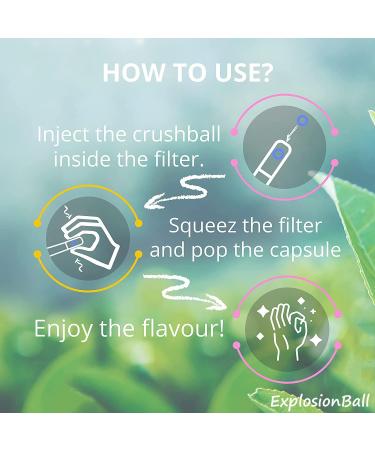 SISITAR Pack of 10 boxes of 1000 tablets in total of crushed mint balls - Mint capsules - Mint filters Mix colors. - Buy Online on GoSupps.com