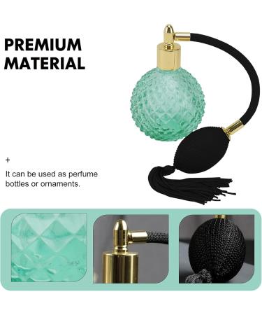 minkissy Glass Spray Bottle Vintage Perfume Spray Bottle Refillable Vintage Perfume Bottle Empty Glass Perfume Spraying Bottle Retro Perfume Bulb Bottle Green Airbag Perfume Travel Spray Bottle - Buy Online on GoSupps.com