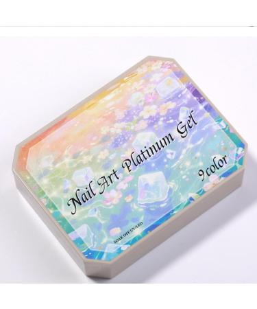 Dabbing Gel | Gradient Art Gel | 9 Color Palette Painting Accessories for Women and Girls Nail Manicure Design for Creative Artistic Expression - Buy Online on GoSupps.com