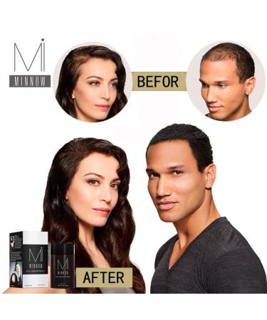 Natural Hair Loss Concealer - Hair Building Fibers for Men and Women 0.87oz (Black) - Buy Online on GoSupps.com