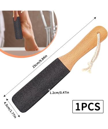 KIPTVO Pumice Stone for Feet Hard Skin Remover Foot Pedicure Sets for Feet Pedicure Sets for Feet Soak and Scrub with Wooden Handle Remove Hard Dead Skin Cracked Feet Removing Dead Skin Foot Care - Buy Online on GoSupps.com