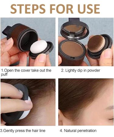  Bavooty Hair Root Touch-Up Powder Root Touch-Up Powder Hairline Shadow Cover Up Powder Hair Root Concealer Hair Shadow Powder to - Buy Online on GoSupps.com