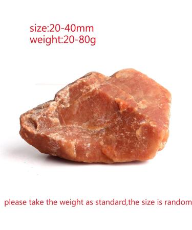 CIMWJOPS 1PC 20-80g Natural Beautiful Red Rough Gemstone Freeform Raw Minerals Gift Crystal Stones Red urine 30-40g - Buy Online on GoSupps.com