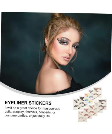  FOMIYES FOMIYES Set of 3 Eyeliner Stickers Temporary Eyeshadow Stickers Adhesive for Everyday and Special Occasions 10 Pairs x 3 - Buy Online on GoSupps.com