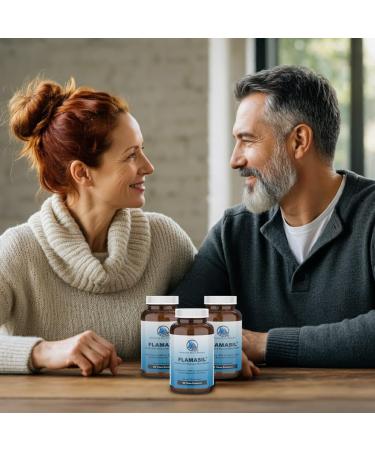 Flamasil - (3 Pack)- for Healthy Inflammation Response* | Bio-Enhanced Turmeric Boswellia Resveratrol and More | Multi-Herbal Pain Reliever* and Joint Aid | 13-in-1 Superfood Antioxidants - Buy Online on GoSupps.com