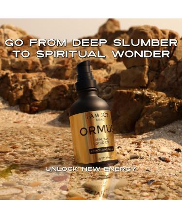I Am Joy Ormus Gold Oil Monoatomic - Pineal Gland Decalcification, DNA Repair, Manifestation Boost - Platinum Iridium, Non Chemical Extraction - 4oz - Buy Online on GoSupps.com