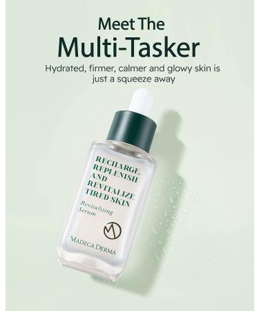 Madeca Derma Revitalizing Serum - Korean Skincare for Women - Hydrating Facial Serum with Centella Asiatica, Hyaluronic Acid & Marine Collagen - 1.69 Fl. Oz - Buy Online on GoSupps.com