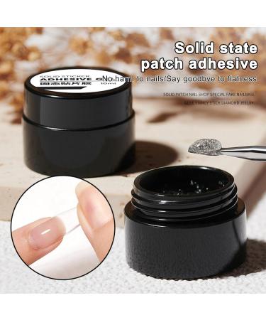 kisronda Solid Nail Glue Gel | Long-Lasting Strong Adhesion Nail Tips Glue Gel Press on Nails Solid Nail Gel Transparent Nail Rhinestone Glue Gel False Nail Glue for Nail Arts Decoration - Buy Online on GoSupps.com