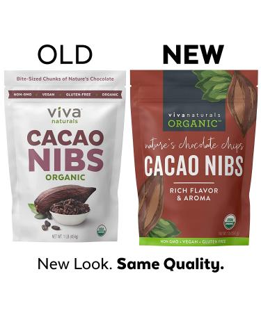 Certified Keto Vegan Organic Cacao Nibs 1lb - Gluten-Free Baking Superfood | Criollo Beans - Non-GMO | Ideal for Smoothies & Healthy Snacks - Buy Online on GoSupps.com