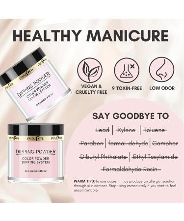 6 Colors Nail Dipping Powder Kit - Dipping Powder for Beginners - Classic All Seasons Tones French Nail Art Starter Manicure Salon DIY at Home - No Needed Nail Lamp Curing - Buy Online on GoSupps.com