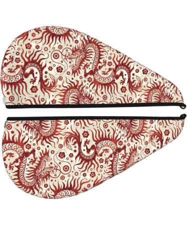 Ultra Plush Microfiber Hair Towel Wrap for Women | Ultra Absorbent Twist Turban for Curly Long & Thick Hair - Dragons1 - Buy Online on GoSupps.com