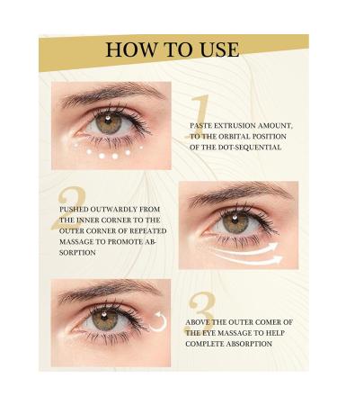 Polypeptide Eye Cream for Dark Circles & Puffiness | Anti-Aging Firming Eye Serum for Bags & Wrinkle Removal - Buy Online on GoSupps.com