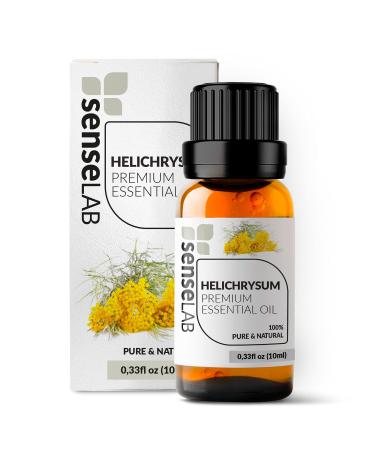 SenseLAB Helichrysum Essential Oil - 100 % Pure Extract Helichrysum Oil Therapeutic Grade - Skin Care Oil - Relaxing and Soothing Oil (10 ml) Helichrysum 10ml