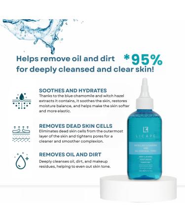 LICAPE Pore Astringent Purifying and Oil Balancing Tonic 200ml - Buy Online on GoSupps.com