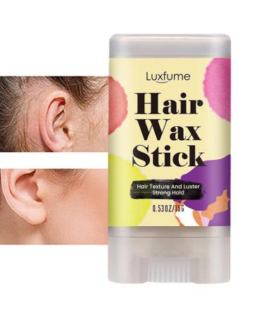 Hair Molding Wax Stick - Multipurpose Hair Styling Wax - Hair Molding Slick Stick Portable Non-greasy Hair Pomade Wax for Straight Hair Flyaways Edge Curly Hair Frizz Hair Pochy