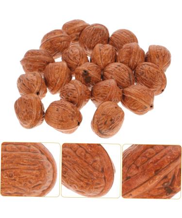 60 Pcs Walnut Photo Props Walnut Props Photo Props Walnut Faux Fruit Walnut Toy Artificial Nut Artificial Food Walnut Ornament Decor Models Walnut Model Birthday Present Red Dates As Shownx3pcs mediumx3pcs - Buy Online on GoSupps.com