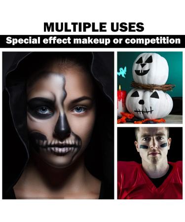 Black Face Paint Stick Eye Black Stick for Football Baseball Sports Body Paint Foundation Makeup Halloween Zombie SFX Clown Vampire Goth Skeleton Black Face Makeup - Black - Buy Online on GoSupps.com